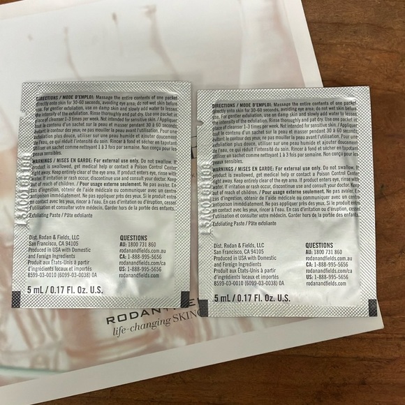 Rodan + Fields 10 trial / sample Skincare Collection set - Picture 3 of 11